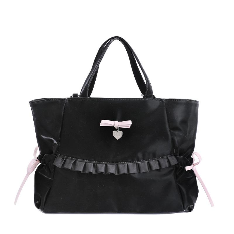 

Portable shoulder messenger bag, backpack, tote bag, large-capacity bag, high-end sense, daily commuting versatile 39 * 10 * 25 shoulder straps 95 чёрный