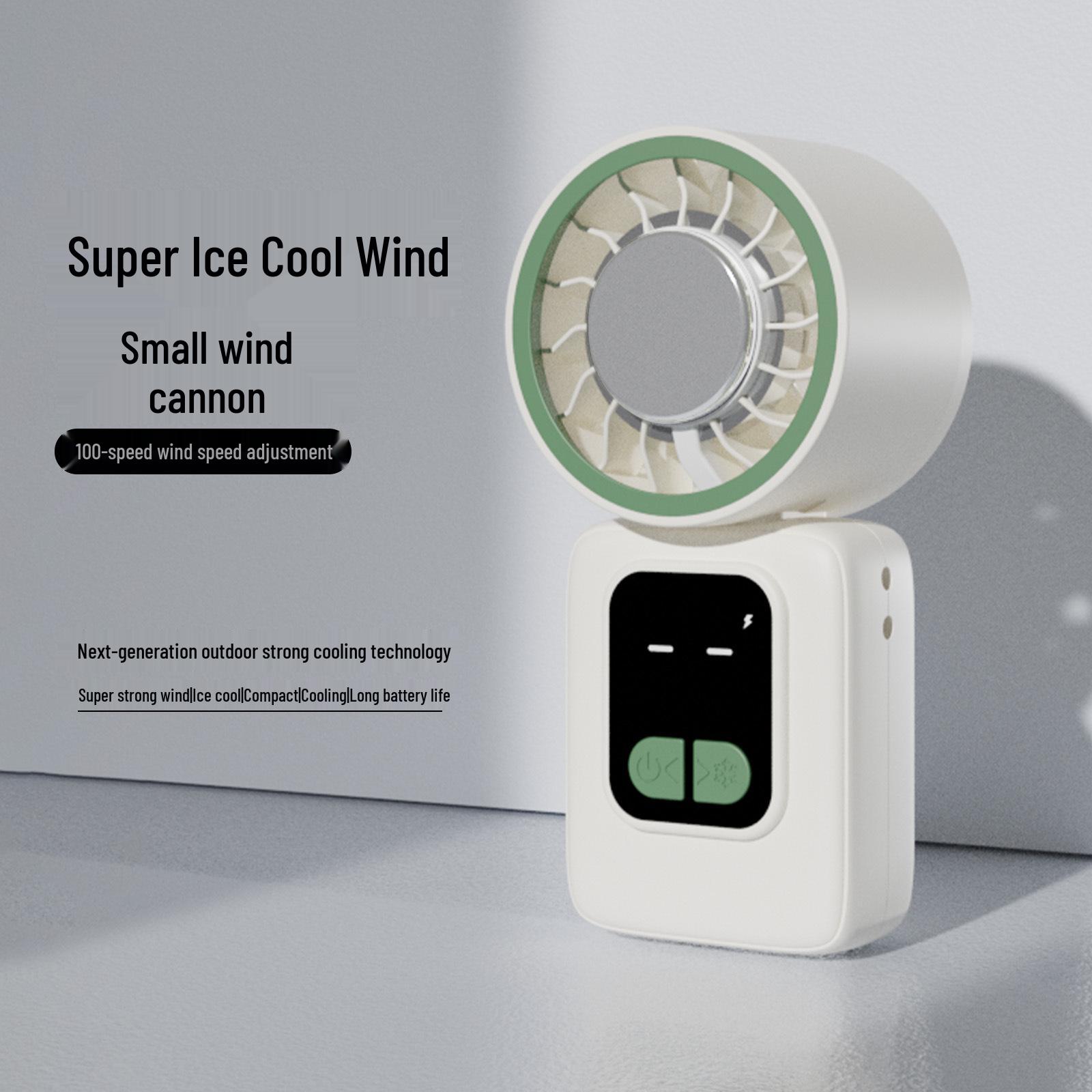 

Portable 2026 High-Speed Mini USB Turbo Fan for Outdoor Cooling Apple Green [Standard Version]