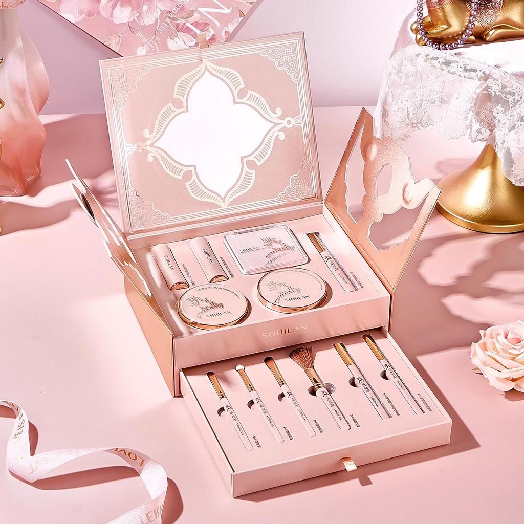 Sotilan One Deer Deep Affection Makeup Set: Lipstick and Cushion Gift for Wife/Girlfriend