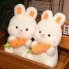 Endearing Plush Short Bunny With Carrot  Kids Perfect Birthday Gift Celebrations