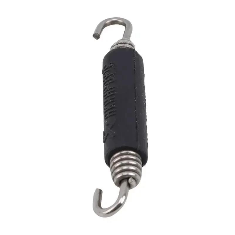 2PCS Stainless Steel Universal Motorcycle Muffler Exhaust Springs Hooks Front Middle Link Pipe Exhaust Connect Spring Yoshimura