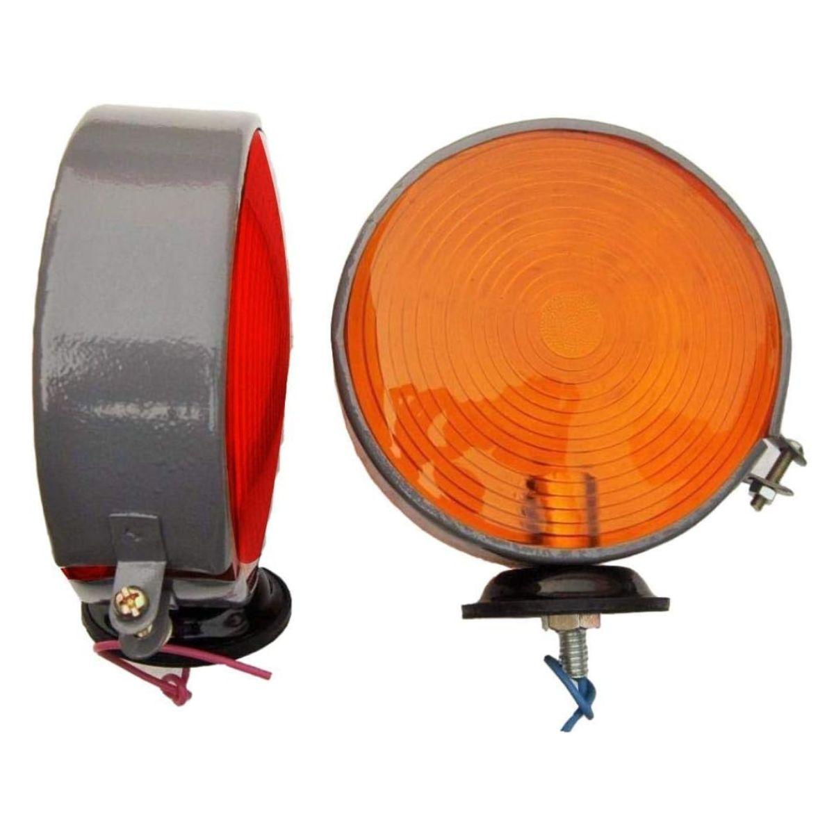 

Butlers Style Side Indicator Tail Light Assembly Pair 12V | Trailer Truck Marker Lamps for BMC Ford Bedford бурштин/червоний