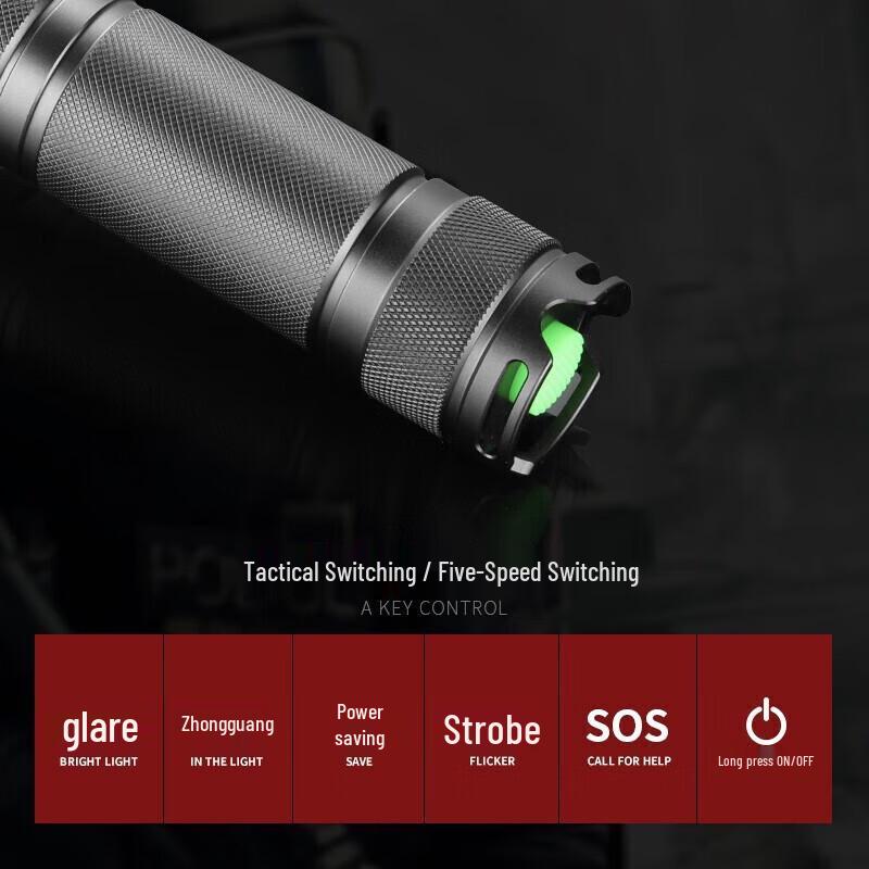 SupFire L3-S Rechargeable Long-Range LED Flashlight