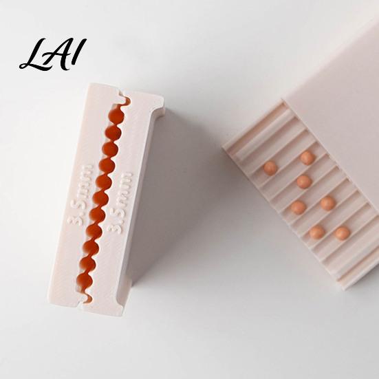 Jewelry Clay Ball Mold 3D Printed Bead Maker 2/2.5/3/3.5/4MM Polymer Roller DIY Craft Tool Mini Sphere Shaper for Making Crafts Crafting