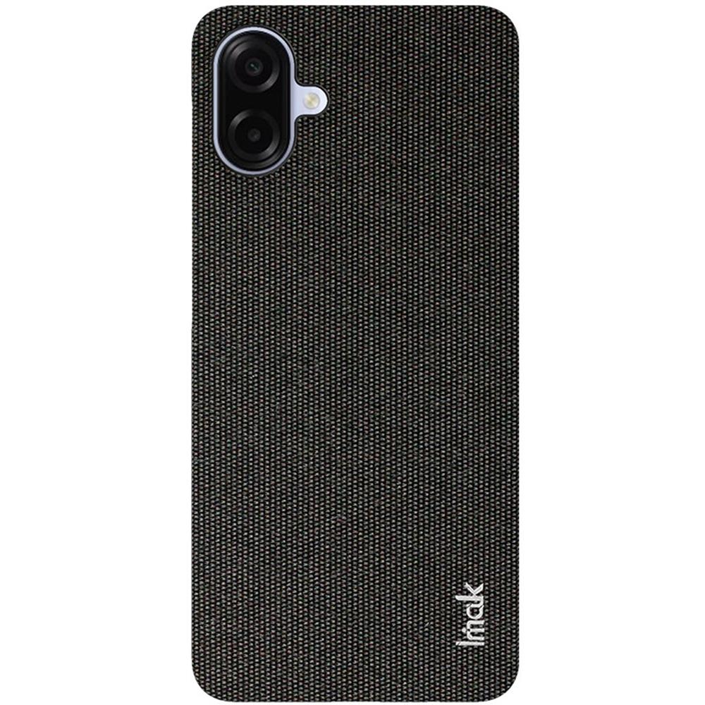 IMAK Ruiyi Series for Samsung Galaxy A07 4G Case Fabric Texture Leather+PC Phone Back Cover