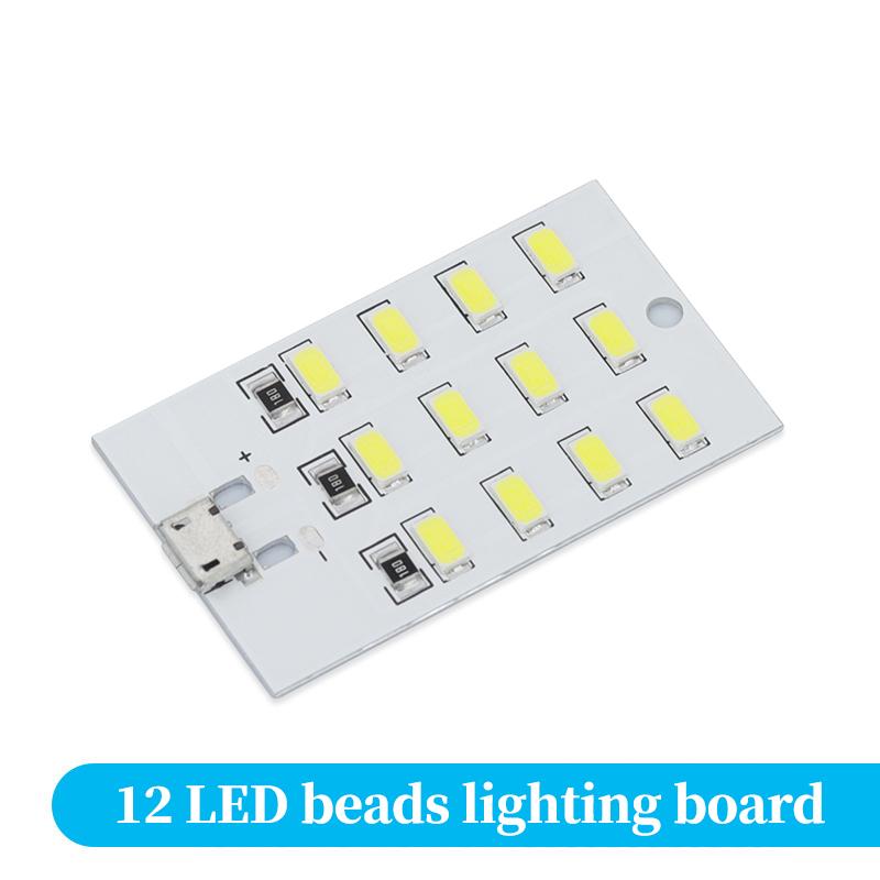1PCS High Quality 5730 SMD 5V 430mA~470mA White Micro USB 5730 LED Lighting Panel USB Mobile Light Emergency Light Night Light