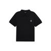 MLB SS23 New York Yankees Solid Color Brand Logo Embroidered Short Sleeve Polo Shirt Women Polo Shirts Black 3FPQB0433-50BKS