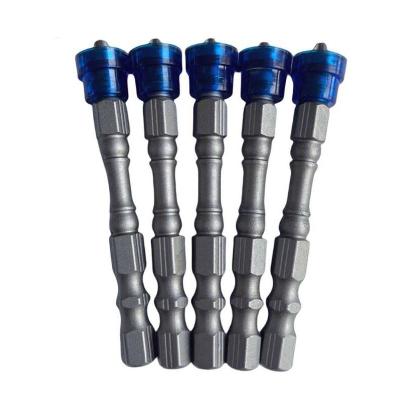 

Набор магнитных бит для отвертки 5 в 1 Шестигранные крестовые отвертки Хвостовик 1/4 дюйма Аксессуары для электроинструментов для гипсокартона Электродрель F