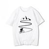 Mountain Bike Bike Tour De France Enthusiasts Short-sleeved Cotton T-shirt Men's and Women's Clothes Sports Short Sleeves