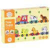 Wooden Train Educational Train Numbers Animals Puzzle Toy