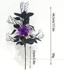 Halloween Black Leaves Ornament Artificial Tree Branches Decorative Plastics Arrange Props Bouquet Desktop Table 3 Styles