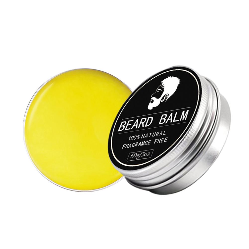 Kit de croissance de barbe professionnel pour hommes, baume à barbe naturel, cire hydratante, crème de soin pour barbe propre et élégante