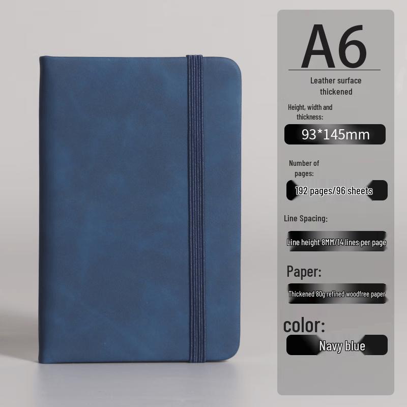 A6 Vintage Leather Portable Notebook