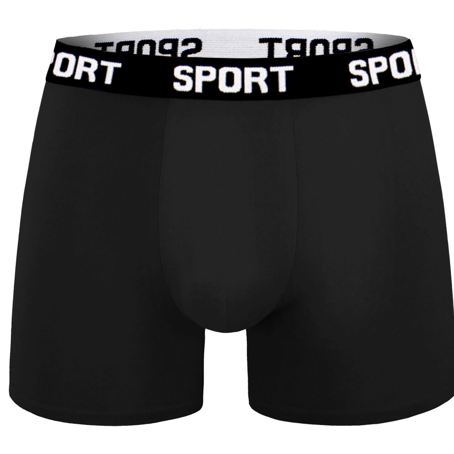 

SPORT Men s Plus Size Mid-Waist Boxer Briefs - Solid Color Trunks XXL (EU/US Size)