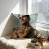 Sean OPry Cushion Cover Cozy Velvet Throw PillowSoft Warm Cushion For Sofa Bed