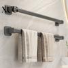 Wall-mounted Towel Rack Self-Adhesive Hand Bar Strong Load-bearing No-drill Easy To Install Bathroom Wall Mounted Hanger Removable