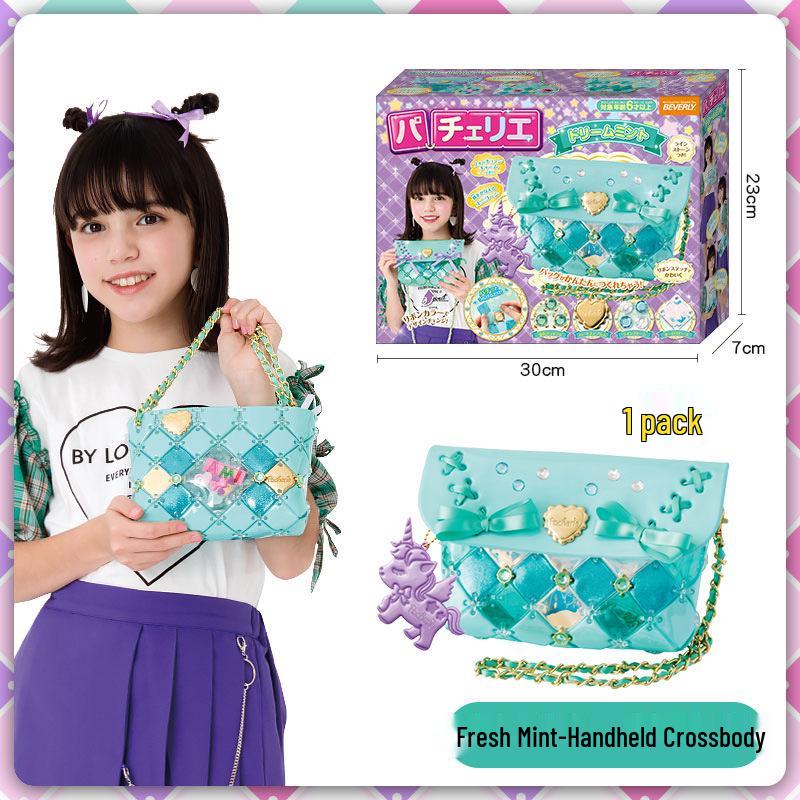 Handmade Japanese Puzzle DIY Bag for Girls (Ages 3-9) - Educational Toy & Birthday Gift