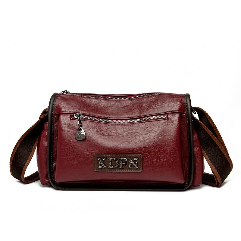 Retro Broadband Shoulder Bag New Casual Mother Bag Large Capacity Versatile Crossbody Bag