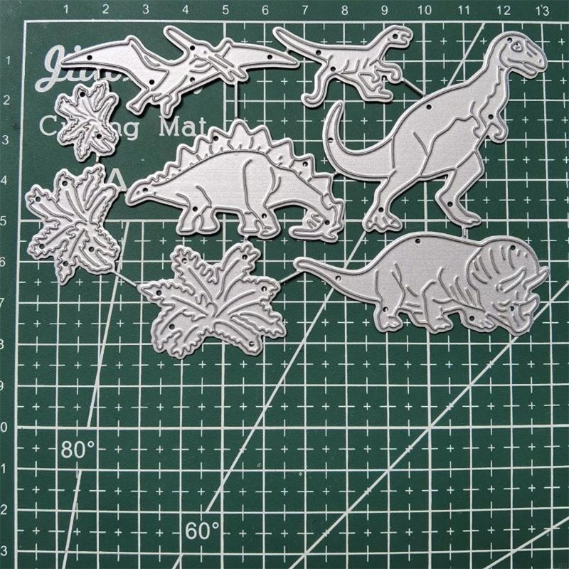 Dinosaur Metal Cutting Dies Stencil DIY Scrapbooking Album Paper Card Template Mold Embossing Decoration X3UC
