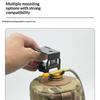 Hang Gas Canister Hook Outdoor Multi-Purpose Gas Tank Hook With Hanging Plate Bottle Opener Camping Table Gas Stove Tank Hook