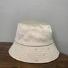 Heavy-duty, Fully Embellished with Rhinestones, Stylish Spring/summer Sun Hat for Women with Large Head Circumference, Foldable, Face-slimming Bucket