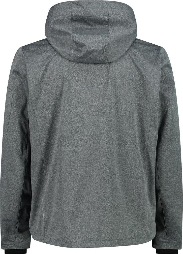 Куртка CMP Light Softshell Jacket with Detachable Hood (39A5027M) Man Jacket Zip Hood (39A5027M) antracite mel./ghiaccio