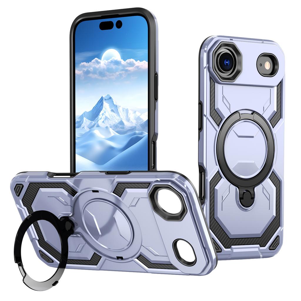 For IPhone 17Air Phone Case, Magnetic Rotating Two-in-one Stand, Anti-fall for Apple 16 Pro Protective Case