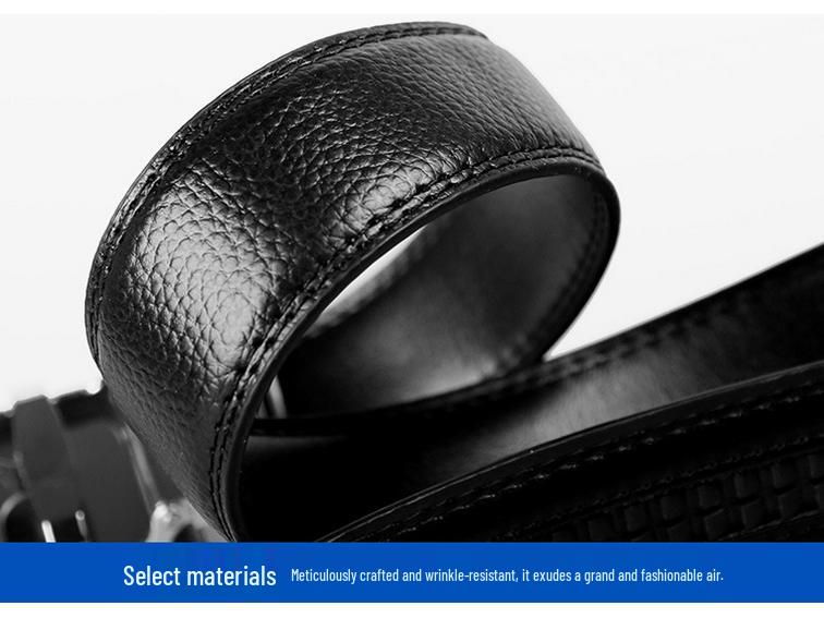 Black Security Duty Patrol Waistband with Automatic Buckle