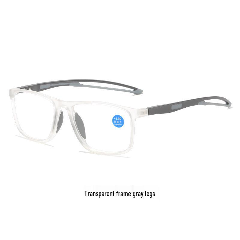 2025 Ultralight HD Anti-Blue Light Sports Glasses for Middle-Aged & Elderly Men, TR90 Non-Slip Reading Glasses.