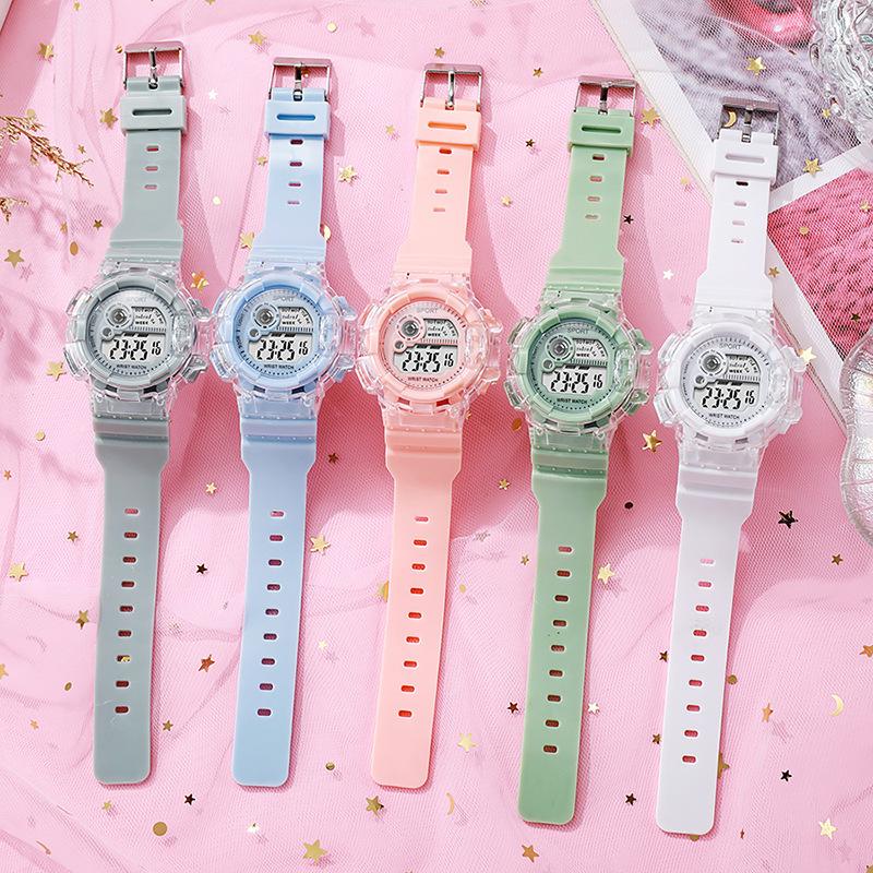 Fashion Sport Watch Student School Electronic Watches Alarm Clock Luminous Waterproof Men Women Kids Multifunction Digital Watch