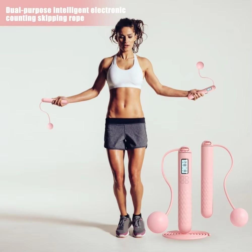 Mit Zähler Springseil Anti-Rutsch Digitales Springseil Fitnesszubehör