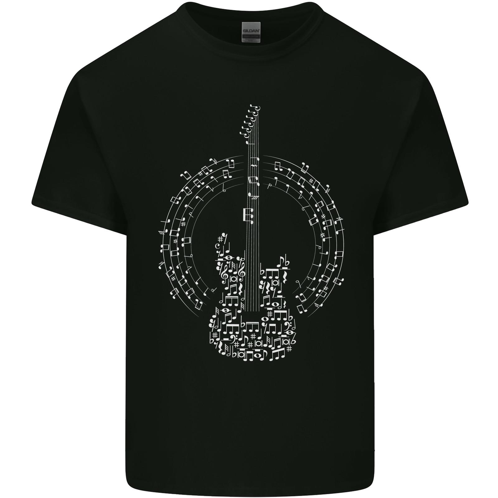 

26 Guitar Notes Electric Guitarist Player Rock Mens Light Cotton T-Shirt Unisex T-Shirt XXL