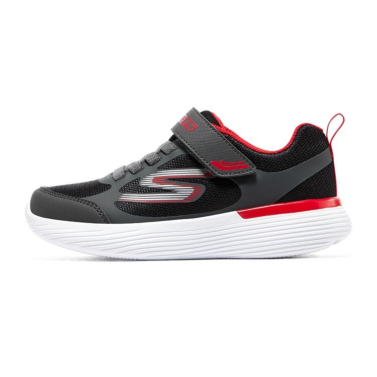 (GS) Skechers Go Run 400 V2 Grey Red Black Kids 405104L-BKRD EU 32