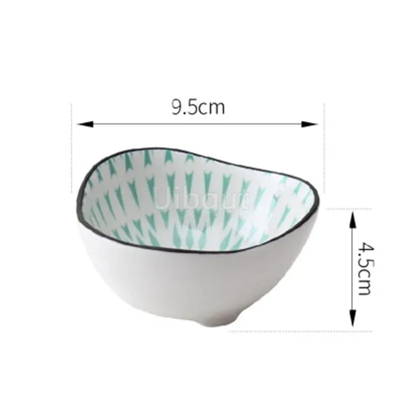 Small Creative Dish Seasoning Sauce Dish Ceramic Plate Dip Bowl Butter Snack Sushi Vinegar Dishes Saucer ceramic soy sauce dish