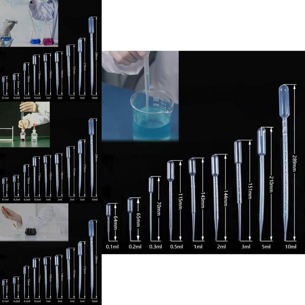 Premium Disposable Plastic Pipettes With Clear Measurement Scales For Accurate Liquid Transfer