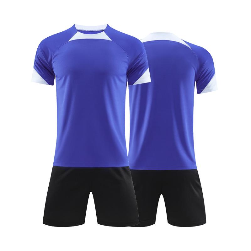 Short-sleeved Football Jersey Set Into The Same Training Jersey for Children, European Size Competition Knitted Jersey Jersey