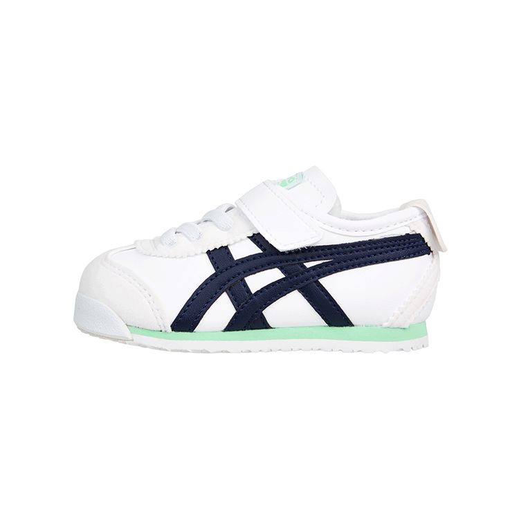 Onitsuka Tiger Mexico 66 Lightweight Comfortable Sneakers Baby Sneakers White Black Green 1184A034-100