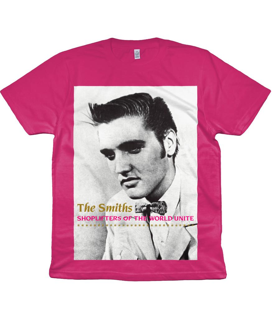 The Smiths - Shoplifters Of The World Unite - 1987 - Text - Organic T-Shirt Mens Womens Tees Top 2XL