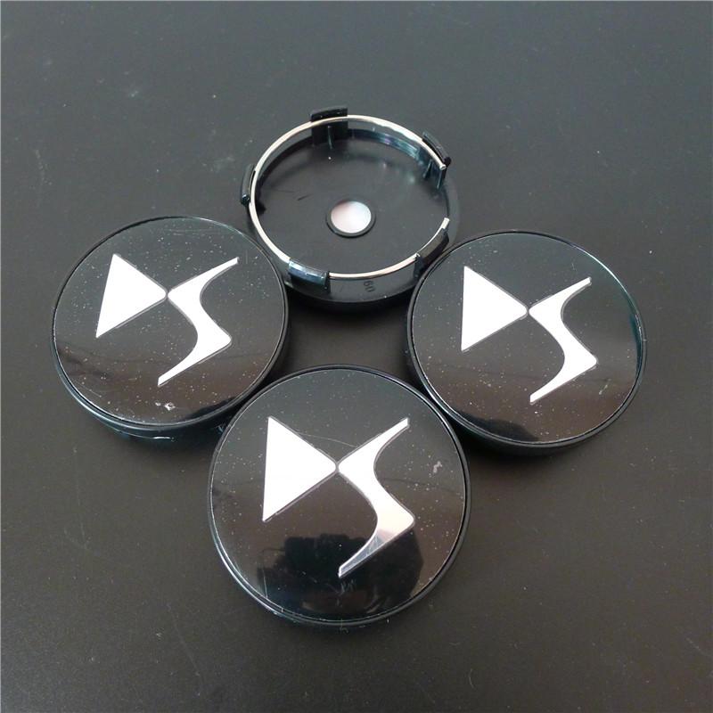 4pcs 60mm DS Wheels Center Hub Caps for DS DS3 DS5 DS6 Deesse PSA Stylish Hard Wearing Car Rims Dusproof
