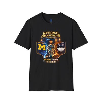 Michigan vs UConn Meisterschafts-T-Shirt | March Madness Final Four Tee