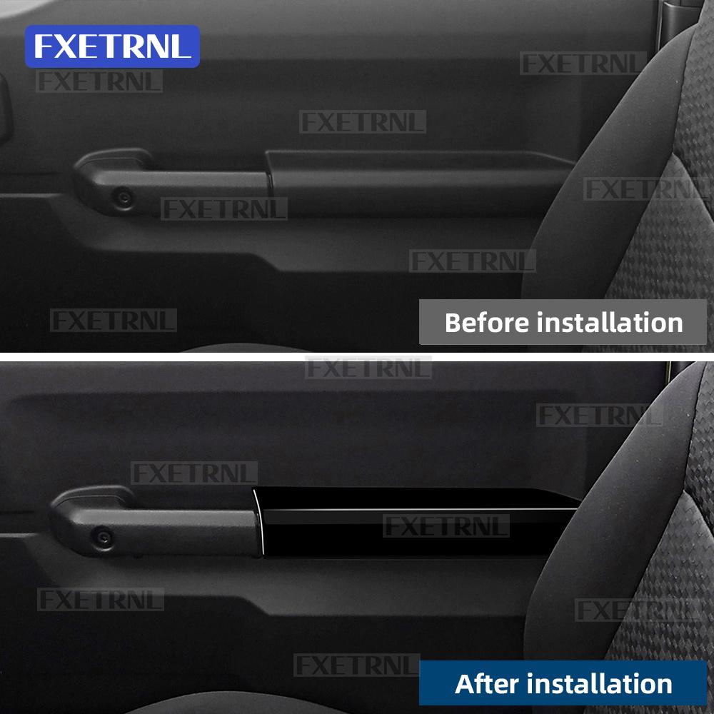Rear Door Armrest Protective Cover for Suzuki Jimny JB64 JB74 2018 2019 2020 2021 2022-2026 3 Door Interior Trim Accessories