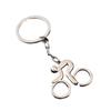 Llavero con Logo Metálico de Halterofilia para Deportes Colgante de Aleación de Zinc para Bicicleta Llavero Personalizado Adornos Regalo