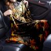Autumn Moose Blanket, Soft Cozy Throw with Vibrant Fall Leaves Design, Perfect Gift for Nature Lovers and Home Decor Enthusiasts