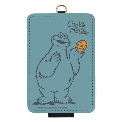 Gourmandies Sesame Street IC Card Case Cookie Monster SSM-111B