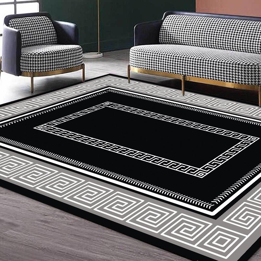 Modern Minimalist Carpet for Living Room Luxury Style Large Room Rugs for Bedroom Decor Home Washable Non-slip Lounge Floor Mats