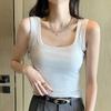 New Wide Shoulder Sling Vest Women's Inner Summer Slim Fit Versatile Breast Cover Outer Wear Bottoming Shirt Top Women