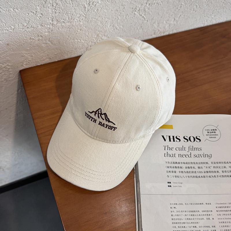Baseball Cap Women Summer Sun Protection Adjustable With Letter Embroidery For Casual Fashion