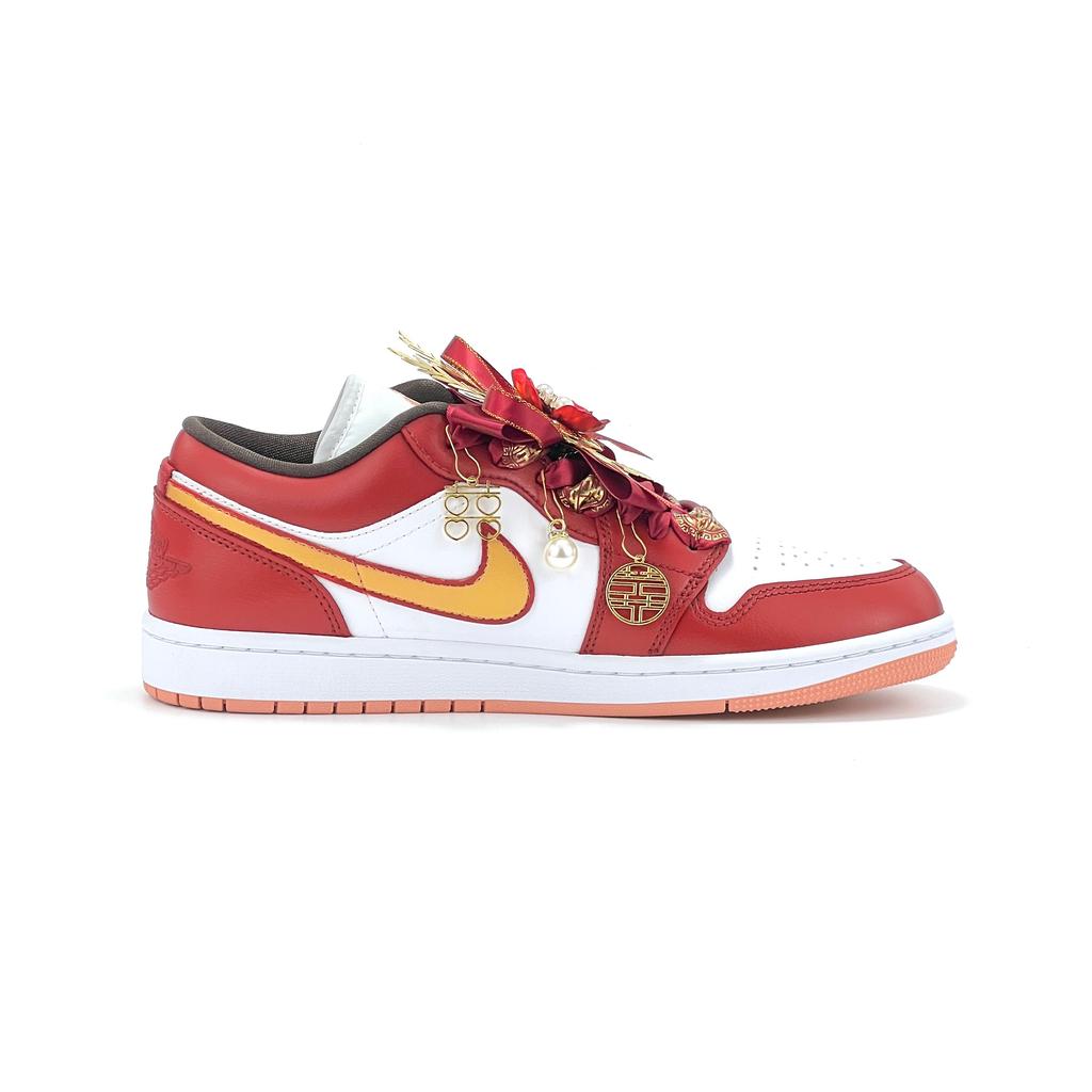 Jordan Air Jordan 1 Wedding Shoes New Chinese Style Chinese Style Ink Splatter Hand Drawn Charm DC0774-182(Team1188-)