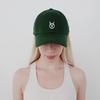 Binseumokeu Ov Small Logo Green Ball Cap Hard Fit