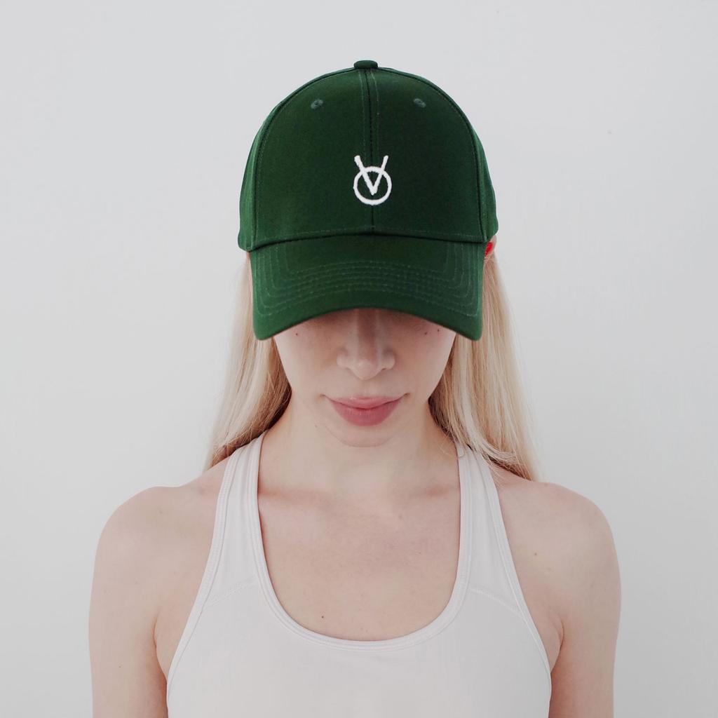 Binseumokeu Ov Small Logo Green Ball Cap Hard Fit
